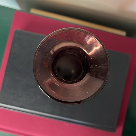 MCM VTG Amethyst Purple Glass Decanter w/ Stopper by International Silver Co. - Picture 5 of 7